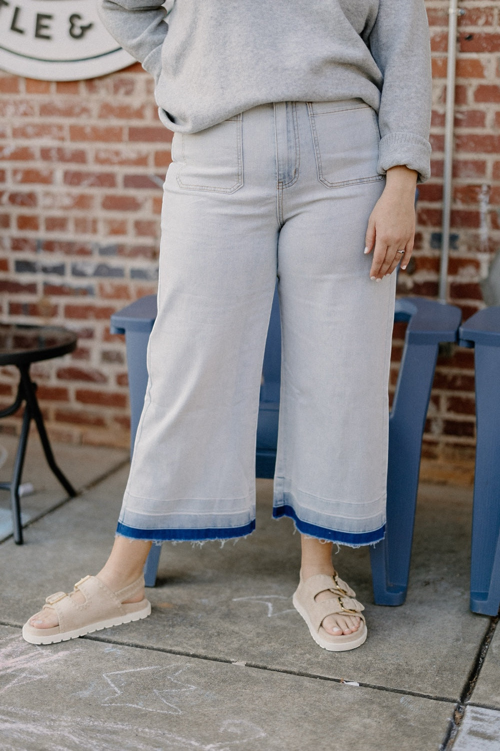Northern Reflections Basic Blue Comfort Jean in Denim/Dark Wash | Size: 14 Ankle