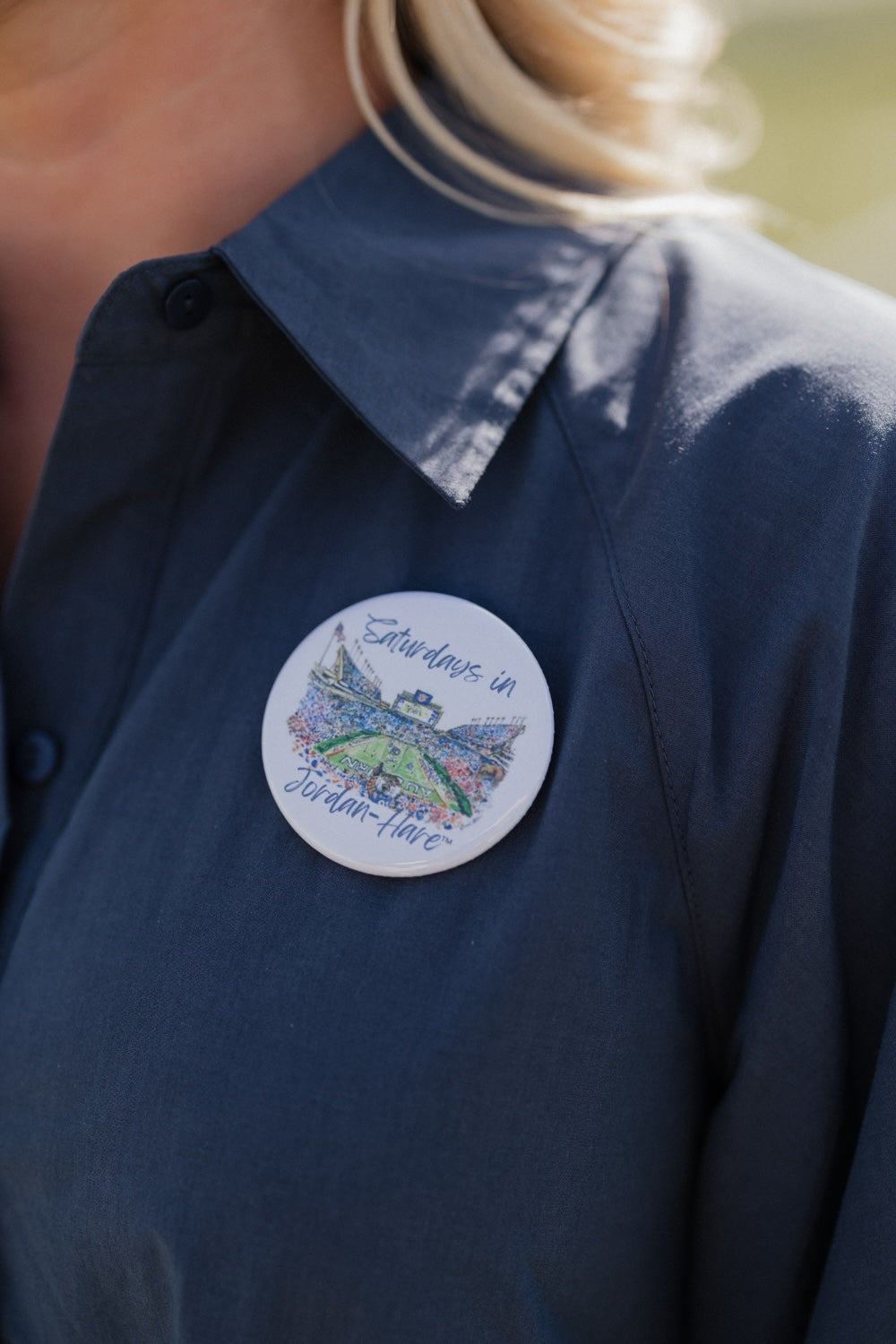 "Saturdays in Auburn" Game Day Button