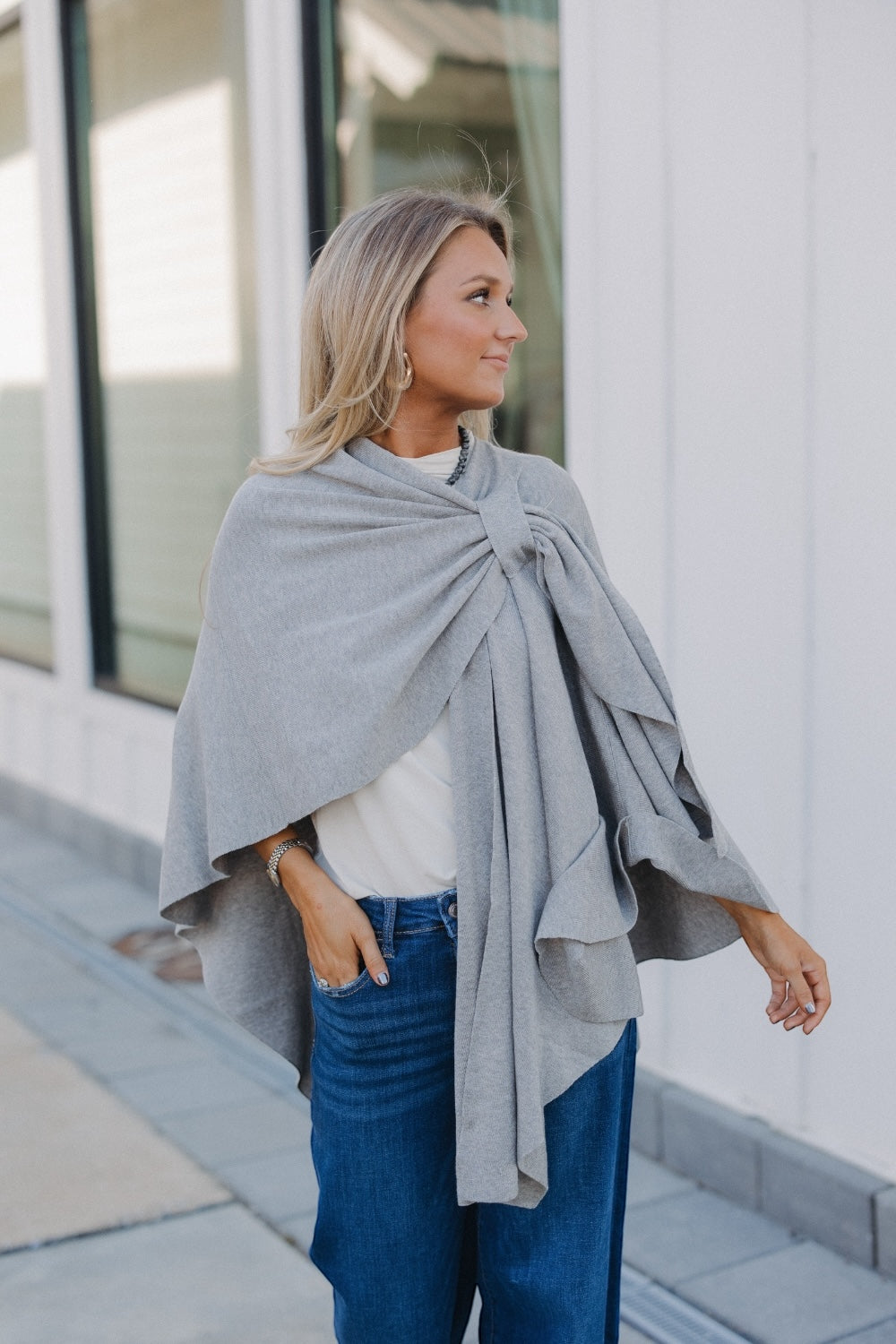 Riverton Loop Wrap in Grey