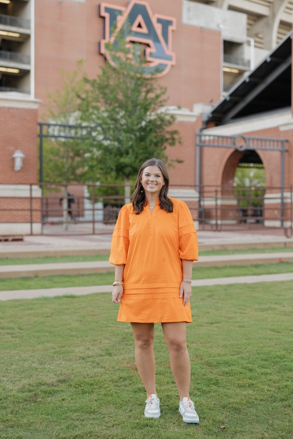 Thea Tangerine Dress (XS-XL)