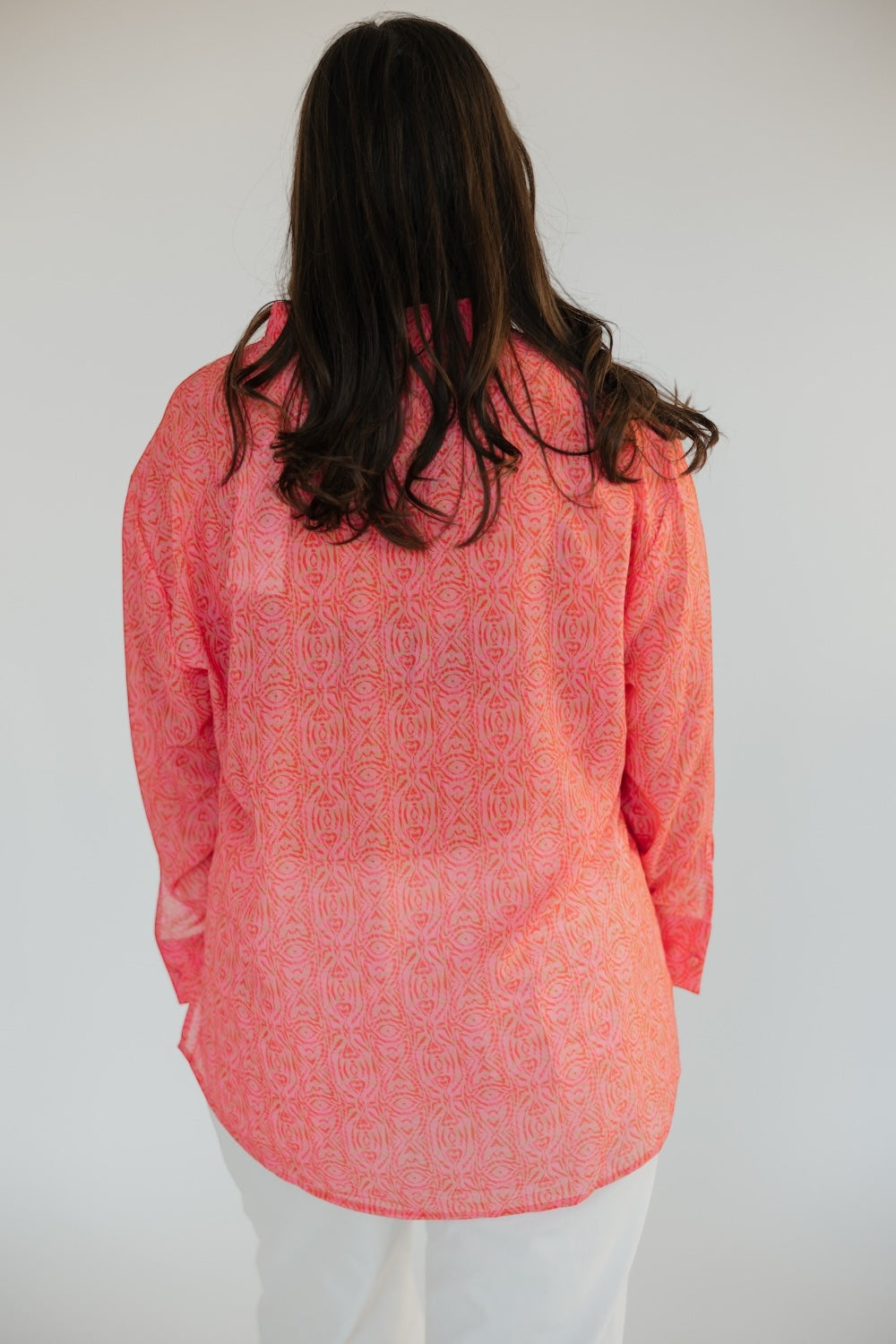 Iris Pink Tribal Blouse