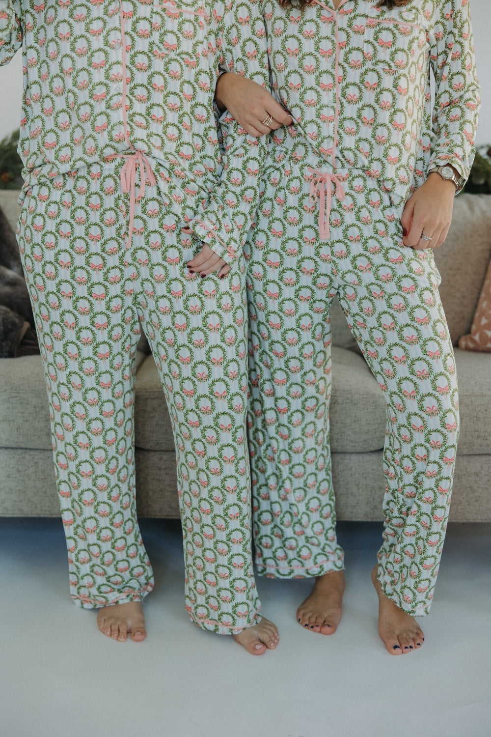 Deck the Halls Charlotte PJ Pants Set (XS-2XL)