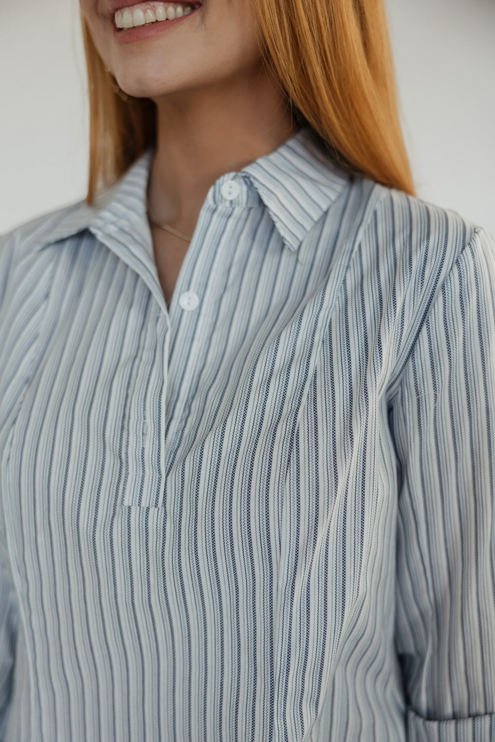 The Lola Dress in Navy Stripes (S-3XL)