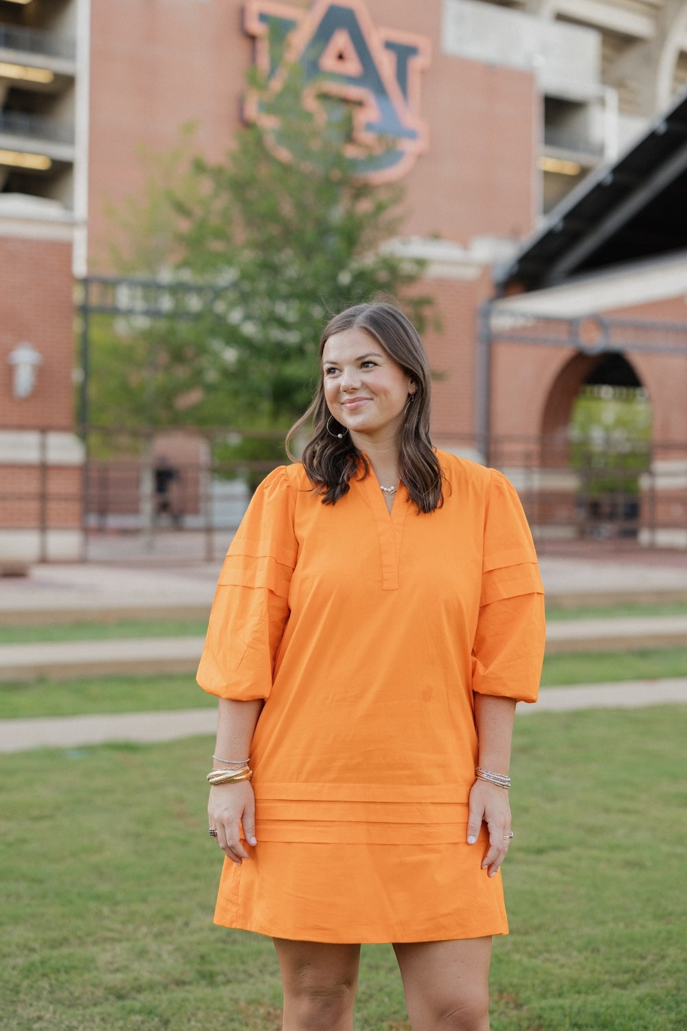 Thea Tangerine Dress (XS-XL)