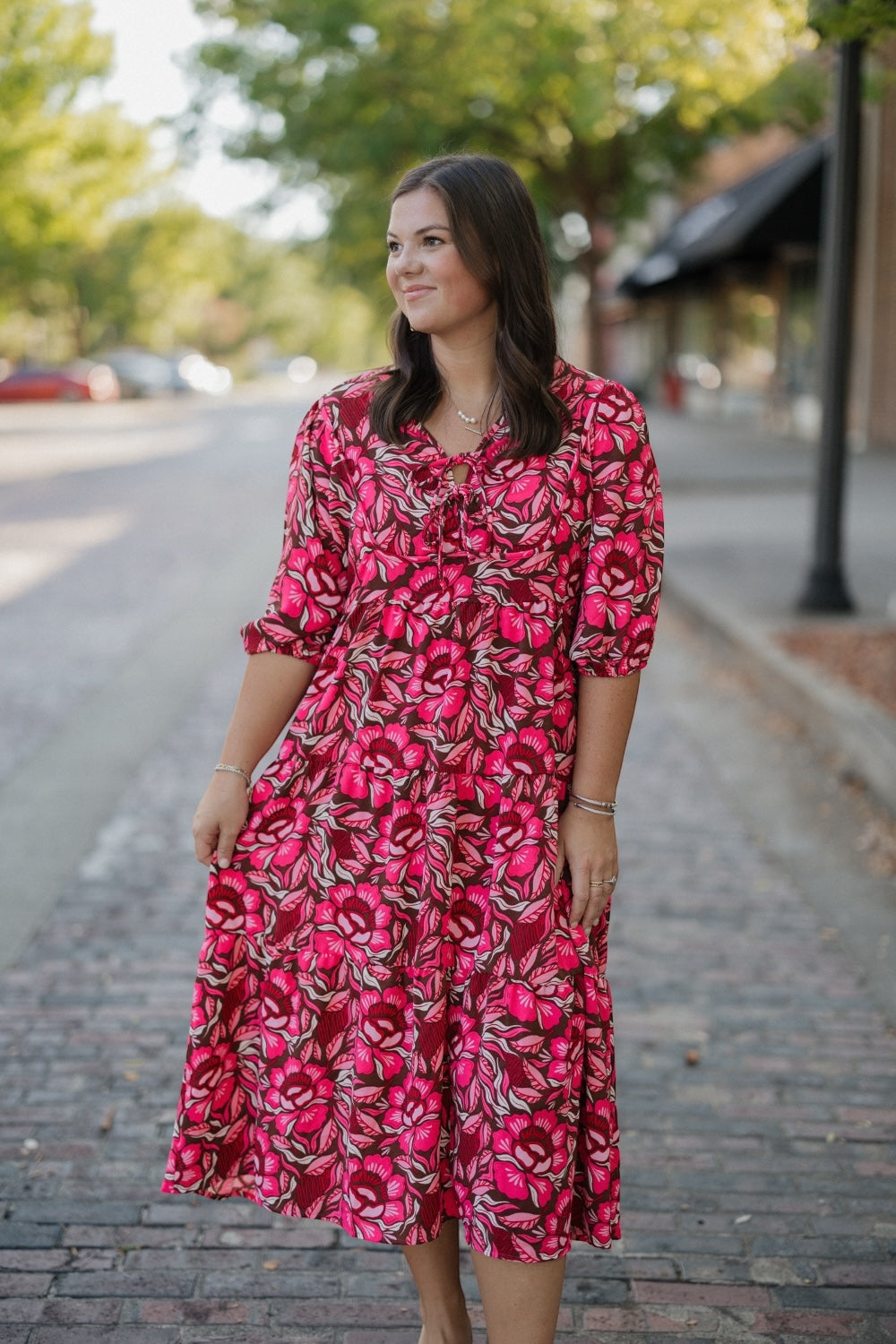 Vivey Lovestruck Pink Dress by Michelle McDowell (XS-2XL)