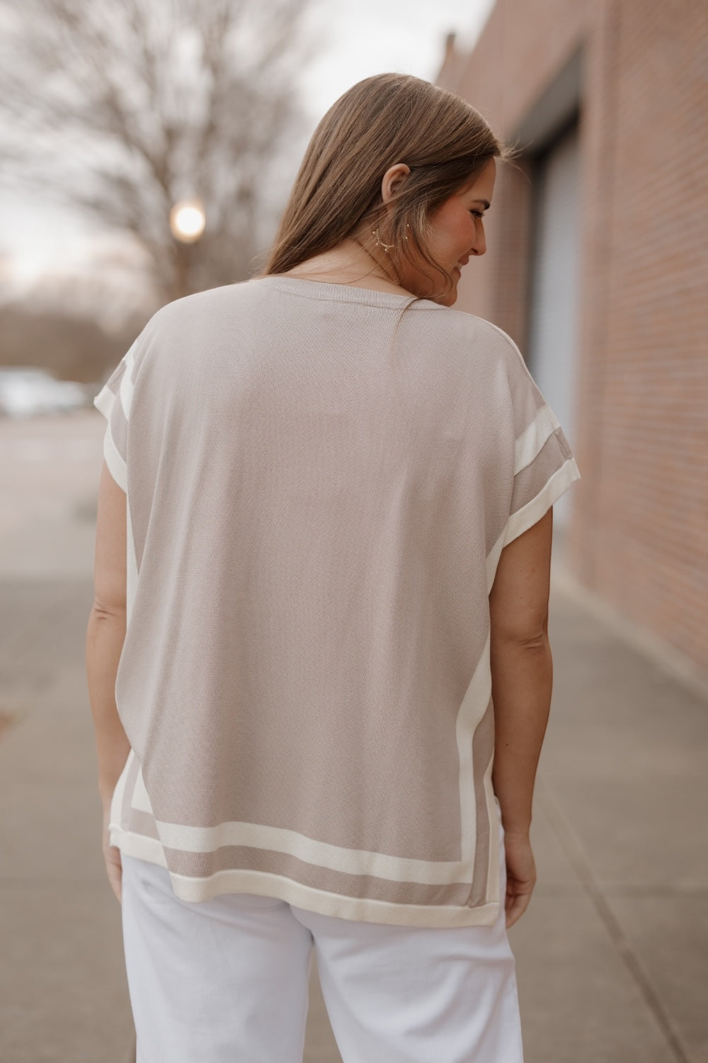 Laura Latte Knit Top (S-2XL)