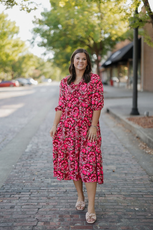 Vivey Lovestruck Pink Dress by Michelle McDowell (XS-2XL)