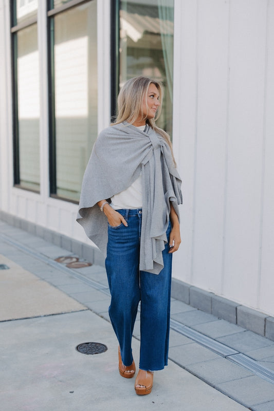 Riverton Loop Wrap in Grey