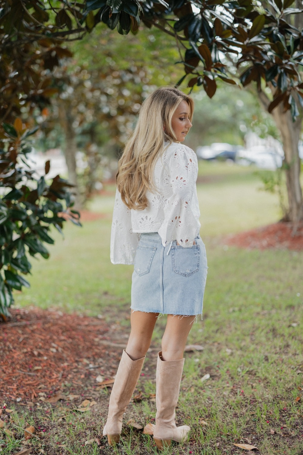 Peyton Denim Mini Skirt