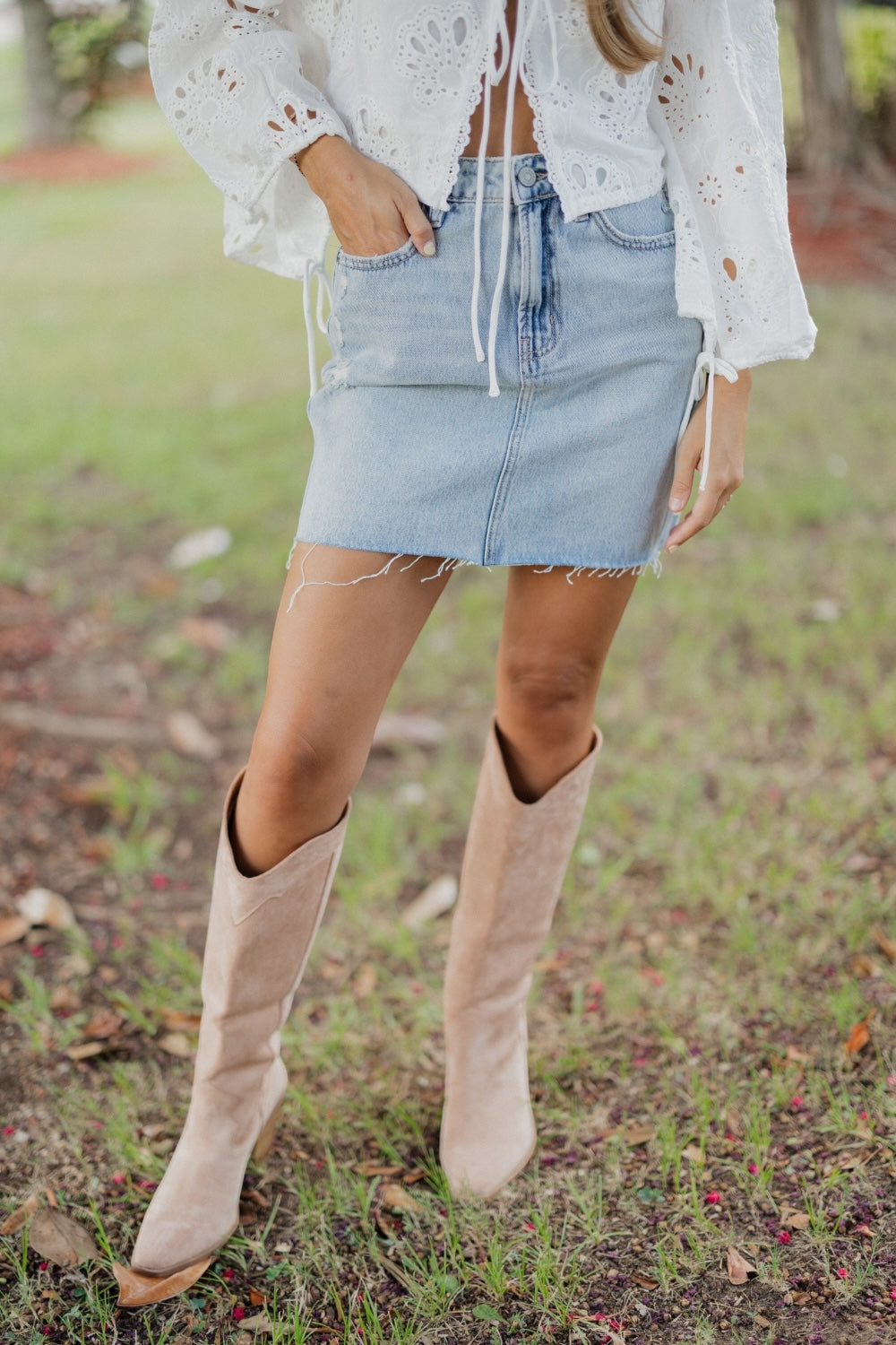 Peyton Denim Mini Skirt