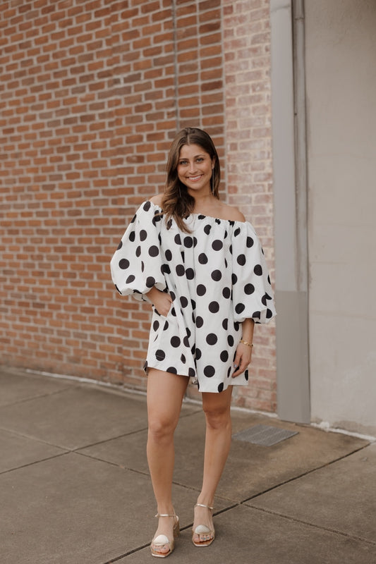 Dottie Polka Dot Bubble Dress