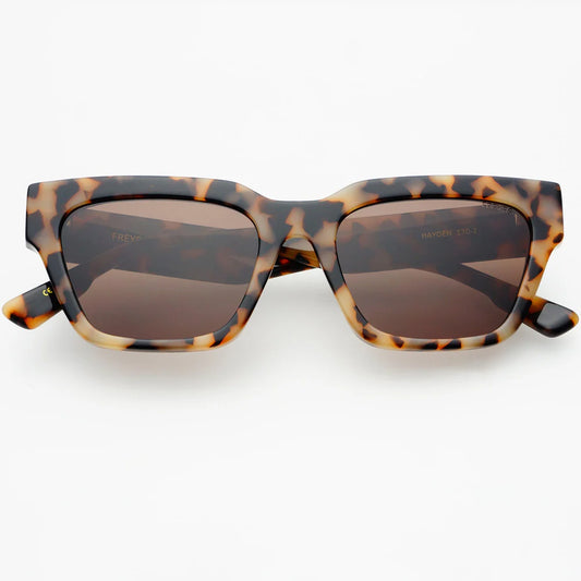 Hayden Sunnies in Milky Tortoise by Freyrs Eyewear