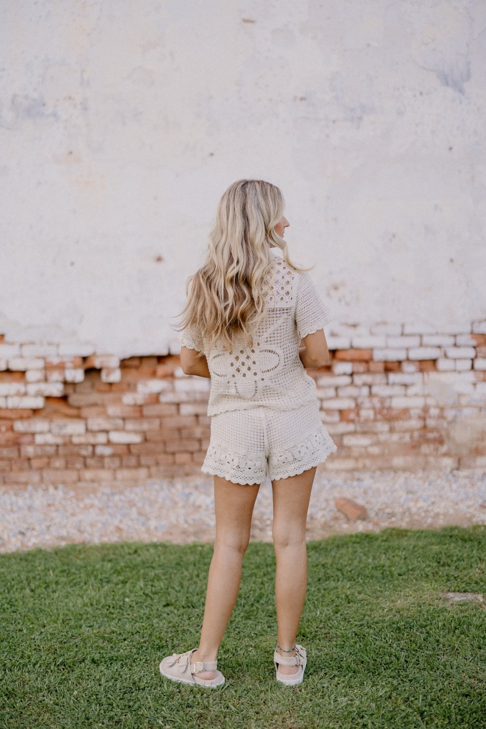 Celine Crochet Shorts