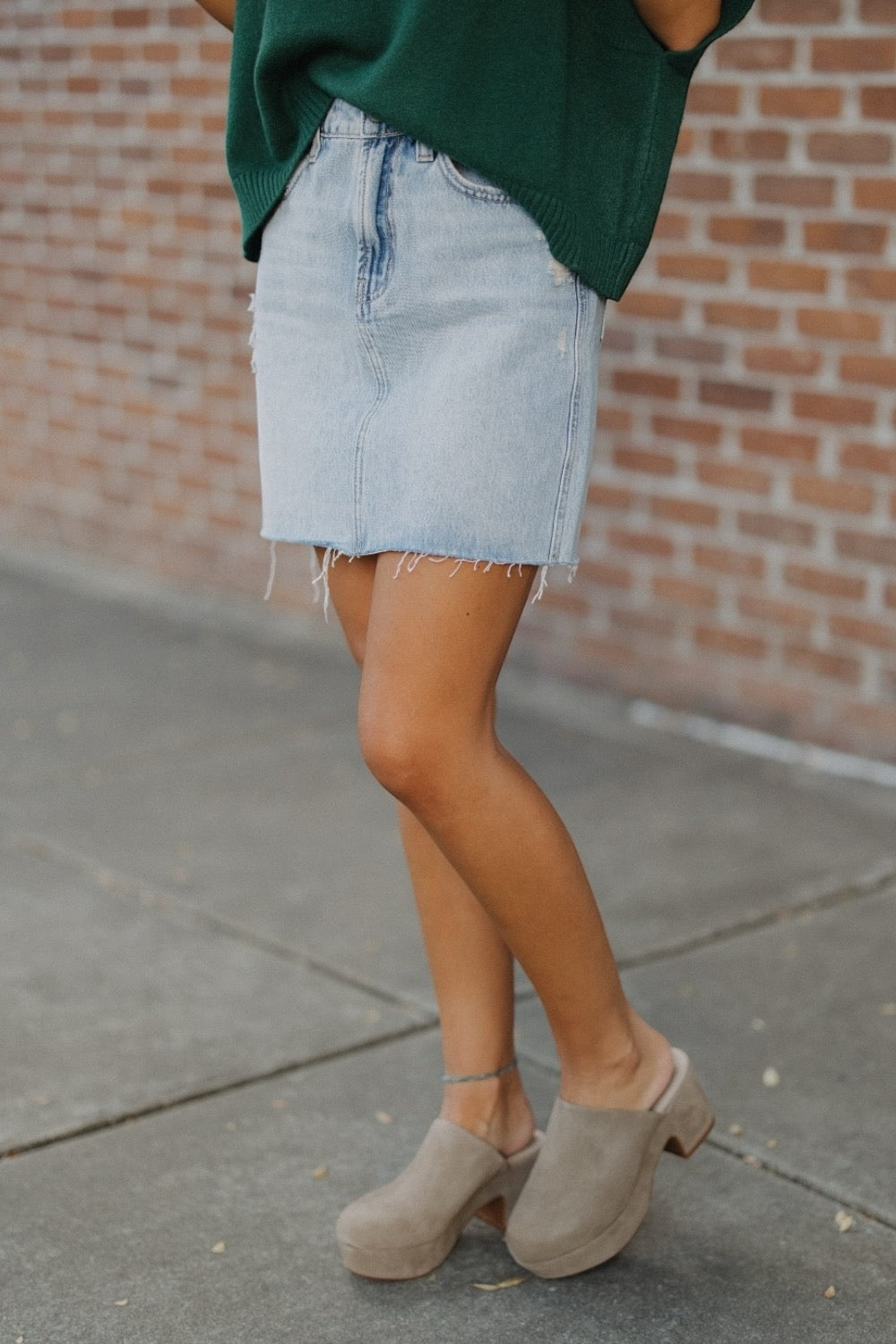 Peyton Denim Mini Skirt