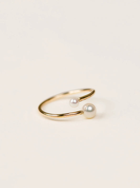 Pearl Duo Ring by Able