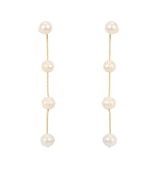 Pearl 4 Drop Earrings